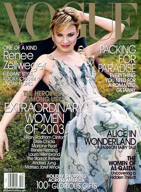 US Vogue December 2003 : Renée Zellweger by 